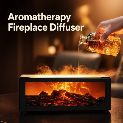 Stress Relief Fireplace Glow Humidifier