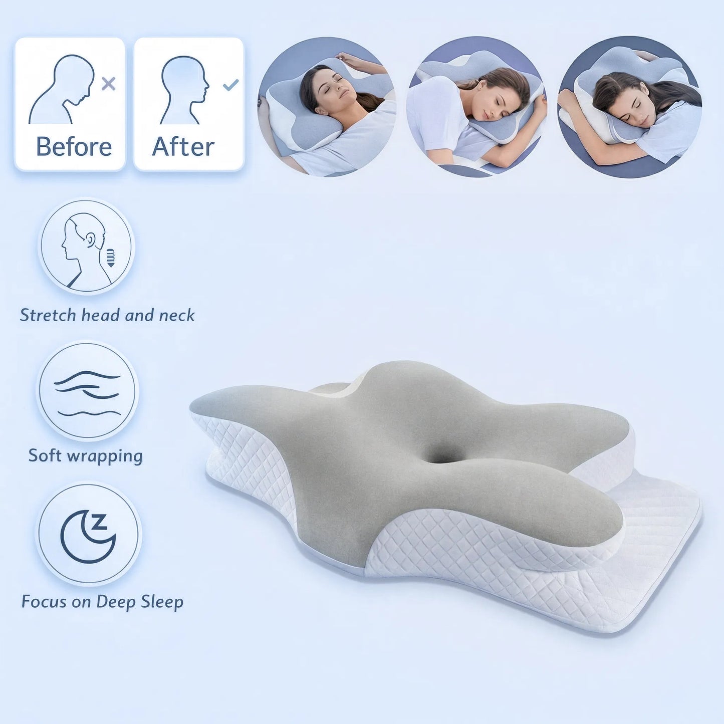 Shoulder Relief Neck Support Pillow